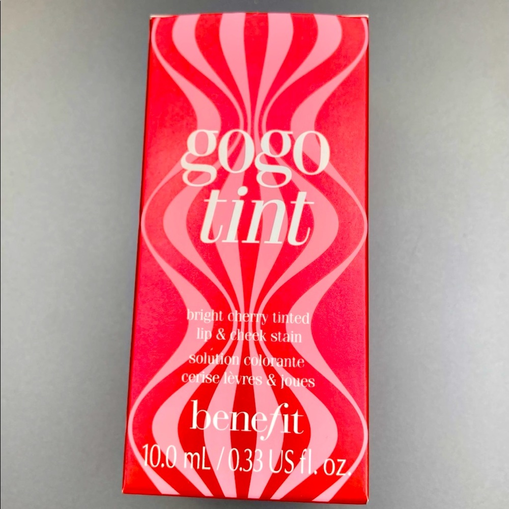 Large size Benefit Cherry GoGo Tint lip & cheek stain. NWOB